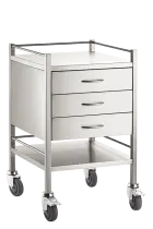 MEDICART 36, zdravotnický vozík, 600x490x900 mm, nerez